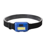 Ps-t89 Mini Pilli Cob Led 3 Mod Su Geçirmez Kafa Feneri Lambası Mavi