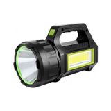 Ps-t95 30w Uzun Menzilli Solar Panelli Powerbank+ Usb Çıkış S.o.s Lu Ultra Güçlü Ledli Şarjlı Feneri Siyah
