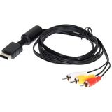 Ps2 Av Lcd Tv 3Rca Scart Lale Bağlantı Kablosu (Hdmi Kablo Değildir)