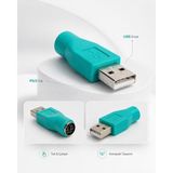 Ps2 Dişi To USB 2.0 Erkek Klavye Fare Çevirici - Pc Dönüştürücü Adaptör Yüksek Performans
