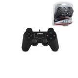 Ps3 Siyah Oyun Kolu Analog Titreşimli Usb Kablo 15 Tuş - 2 Analog - 8 Yön Tetikleyici 1.8Mt Kablo (5224)