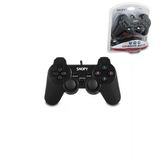 Ps3 Siyah Oyun Kolu Analog Titreşimli Usb Kablo 15 Tuş - 2 Analog - 8 Yön Tetikleyici 1.8Mt Kablo Bx40