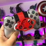 Ps4 Dualshock Gamepad Uyumlu 3D Direksiyon Aparatı - Kırmızı