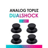 Ps4 Dualshock İçin 4 Adet Analog Başlık Ps4 Topuz Siyah Kol Tamir Yedek Parça