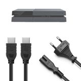 Ps4 Guc Kablosu Ve Hdmi Goruntu Kablosu Set Playstation 4 Aksesuar