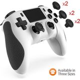 Ps4 Kablosuz Oyun Kolu Bluetooth Joystick Ps4 Pc Uyumlu Çift Titreşimli Ergonomik Tasarımlı - Beyaz