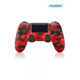 Ps4-pc-android Box-android-ıos Telefon Tablet Uyumlu Titreşimli Bluetooth Oyun Kolu Kamo Kırmızı