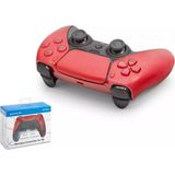 Ps4 Pc Uyumlu Kablosuz Ps5 Görünlümlü Gamepad Nodar ND500C 5 Renk Seçenekli - Kırmızı