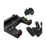 Ps4 Pro ve Slim Için Fanlı Dikey Soğutucu ve Kol Şarj Edici Organizatör Stand TP4-882 - Altın