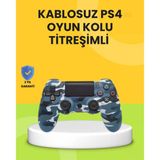 Ps4 Uyumlu Kablosuz Oyun Kolu Ergonomik Çift Titreşimli Mir14388098
