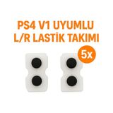 Ps4 V1 Kollar İle Uyumlu L/r Lastik Takımı 5 Takım 10 Adet