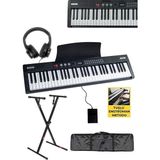 PS4000BK-SET Tuş Hassasiyetli 61 Tuşlu Org Bluetooth USB Midi (Sustain Pedalı Çanta Kulaklık St