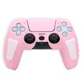 PS5 Controller Protector Cover, OLYGIVE Pink Silicone Skin for PS5 Controller - Soft, Comfortable, and Anti-Slip Protective Cover for Girls and Women