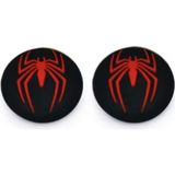 Ps5 Dualsense 1 Çift Xbox 360 One S x ,ps4,ps3,nintendo Uyumlu Desenli Analog Koruyucu Başlığı Spiderman - Kırmızı