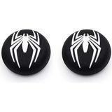 Ps5 Dualsense 1 Çift Xbox 360 One S x ,ps4,ps3,nintendo Uyumlu Desenli Analog Koruyucu Başlığı Spiderman - Siyah