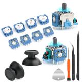 PS5 Joysticks için yedek PlayStation 5 PS5 potansiyometre 3D Joystick modülü Thumbstick denetleyicisi aksesuarları parçaları ile onarım araçları