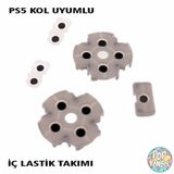 Ps5 Kol Lastik Takımı İç Silikon Lastiği Playstation 5 Tamir Rubber Pad 5 Parça Takım Set