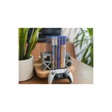 Ps5 Logolu CD Stand Rafı, Ikonik Tuş Simgeli Oyun Kutusu (Cd) Rafı – Stand Organizer - Gri