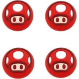 Ps5/ps4/ps3/xbox One/one X/one S/series X/series S 3D Mario Analog Koruyucu - Kırmızı