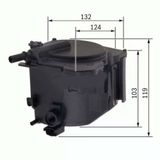 Psa 1901.95 Peugeot Mazot Filtresi 206 207 307 308 407 Partner / C3 C4 / Fiesta Focus Iı 1.6 Hdı 1.6 Tdcı