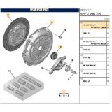 Psa Debriyaj Seti 301-C Elysee- 308 208 207 92BG DV6TED Dw6 (1611273080-2052Z0-1611284780)