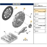 Psa Debriyaj Seti 308 3008 407 508 5008 807 Rcz Expert Picasso C5 Ds4 Ds5 Jumpy DW10 (1611271880-2052P6)