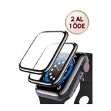 PSGT 2 Adet Apple Watch Uyumlu 44mm Uyumlu 6d Flexible Glass Nano Akıllı Saat Ekran Koruyucu