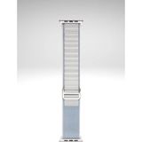 PSGT Alpin Apple watch Ultra Band 42-44-45-49mm S10-11 (46mm )Kordon Alpin 10 9 8 7 6 5 SE - Mavi - Beyaz - Mavi