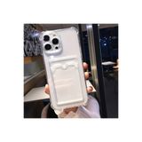 PSGT Apple iPhone 11 Pro Max ile Uyumlu Kılıf, Kamera Koruma, Köşe Korumalı, Kartlıklı, Cüzdanlı, Darbe Emici, Şeffaf