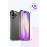 PSGT Apple iPhone 15 Uyumlu Tam Kapatan Tamperli Cam Ekran Koruyucu Kırılmaz Cam