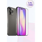PSGT Apple iPhone Uyumlu Tam Kapatan Tamperli Cam Ekran Koruyucu Kırılmaz Cam - iPhone 13
