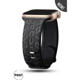 PSGT Apple Watch 10 42mm - Watch2/3/4/5/6/se/7/8/9 (38-40-41)mm Kordon Leoline 38 Desen Yumuşak Silikon