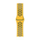PSGT Apple Watch 2 3 4 5 6 Se Nike 42MM 44MM 45 mm 49MM Uyumlu Kordon Kayış Bileklik Delikli Spor Band - 42-44-45-49MM - Sarı