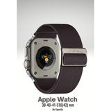 PSGT Apple Watch Band Uyumlu 38-40-41MM ve S10 42MM Climber Kordon Sport Kayışı - Kahverengi - (38/40/41MM)S10 S11(42MM)