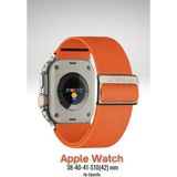 PSGT Apple Watch Band Uyumlu 38-40-41MM ve S10 42MM Climber Kordon Sport Kayışı - Turuncu - (38/40/41MM)S10 S11(42MM)
