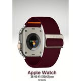 PSGT Apple Watch Band Uyumlu 38-40-41MM ve S10 42MM Climber Kordon Sport Kayışı - Wine Red - (38/40/41MM)S10 S11(42MM)