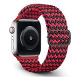 PSGT Apple Watch Gs Dt Pro T800 Ultra 3 4 5 6 7 8 Se 42 44 45 49 mm ve Ultra Replıka Uyumlu Kordon - Siyah - Kırmızı - 42-44-45-49MM