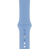 PSGT Apple Watch seri 10-11 46 mm 9/8 7 49 45mm 44mm 42mm Ultra 2 49mm Uyumlu Silikon Kordon - Blue - 42-44-45-49MM