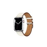 PSGT Apple Watch Seri: 1/2/3/4/5/6/se/7/8/9 (38-40-41MM) Ve Seri 10-11 (42MM) Uyumlu deri Kordon
