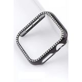 PSGT Apple Watch Serie10 (42mm) kasa Koruyucu Işıltılı Parlak Taşlı Koruma