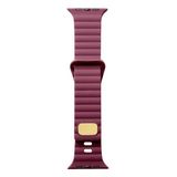 Psgt Apple Watch Ultra 1 2 3 4 5 6 7 8 Se Nike 42-44-45-49 MM S10(46) MM Dalgalı Şerit Tasarımlı Renkli Delikli Silikon Kordon - 42-44-45-49mm - Mürdüm