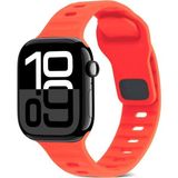 PSGT Apple Watch Uyumlu 3 /4/ 5/ 6/ 7/ 8 /9 /se 42-44-45-4 mm ve SERI10 (46MM) Uyumlu Kordon Dt 49 - Kırmızı - 42-44-45-49MM