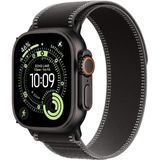 PSGT Apple Watch Uyumlu 38-40-41 S10(42) 1/2/3/4/5/6/se/7/8/ Kordon Alpin Loop Kordon - Kömür Siyahı - 38-40-41MM