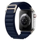 PSGT Apple Watch Uyumlu 38-40-41 S10(42) 1/2/3/4/5/6/se/7/8/ Kordon Alpin Loop Kordon - Koyu Lacivert - (38/40/41MM)S10 S11(42MM)