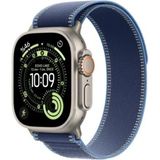 PSGT Apple Watch Uyumlu 38-40-41 S10(42) 1/2/3/4/5/6/se/7/8/ Kordon Alpin Loop Kordon - Parlak Mavi - 38-40-41MM