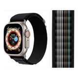 PSGT Apple Watch Uyumlu 38-40-41 S10(42) 1/2/3/4/5/6/se/7/8/ Kordon Alpin Loop Kordon - Siyah - Beyaz - Yeşil - Kırmızı - Gri - (38/40/41MM)S10 S11(42MM)