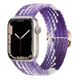 PSGT Apple Watch Uyumlu 38-40-41 S10(42) 1/2/3/4/5/6/se/7/8/ Kordon pride Kordon - Mor - Beyaz - 38-40-41MM