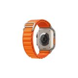 Psgt Apple Watch Uyumlu 42MM 44MM 45MM 49MM 1/2/3/4/5/6/se/7/8/9ultra Kordon - Turuncu - S10 S11 -46mm (42/44/45/49)mm