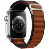 Psgt apple Watch Uyumlu 42MM 44MM 45MM 49MM 1/2/3/4/5/6/se/7/8/ultra Kordon Trail Loop Kordon Strap - Siyah - Açık Kahverengi - S10 S11 -46mm (42/44/45/49)mm