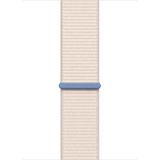 Psgt Apple Watch Uyumlu Gs Dt Pro T500 Ultra 3 4 5 6 7 8 9 Se 42 44 45 49 mm Kordon Kayış Bileklik Hasır Örgü - Beyaz - Mavi - 42-44-45-49mm